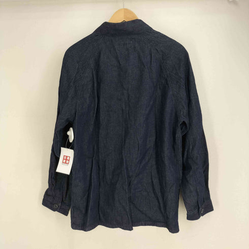 ユニクロ UNIQLO コットンリネン ユーティリティデニムジャケット メンズ JPN:S
