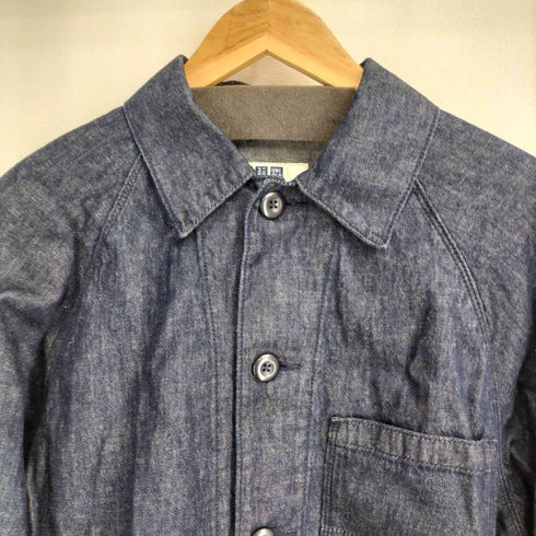 ユニクロ UNIQLO コットンリネン ユーティリティデニムジャケット メンズ JPN:S