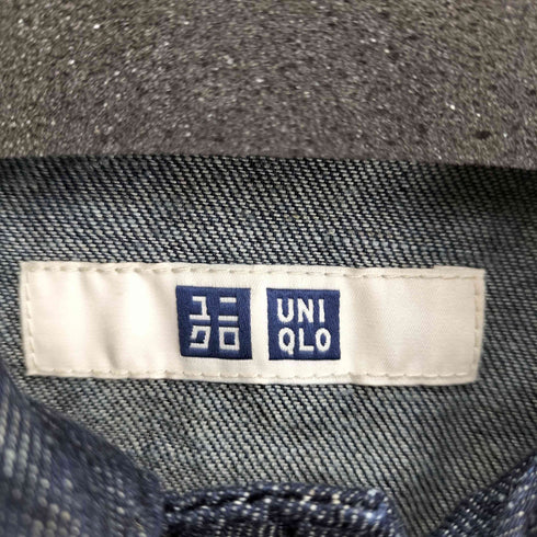 ユニクロ UNIQLO コットンリネン ユーティリティデニムジャケット メンズ JPN:S
