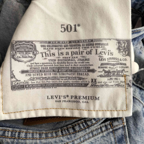 リーバイス Levis 501 裏5286刻印 赤耳 ボタンフライ ストレート デニムパンツ メンズ w28 l32