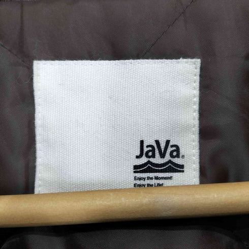 ジャバ JaVa フェイクレザーヴィンテージオーバーブルゾン レディース import:L