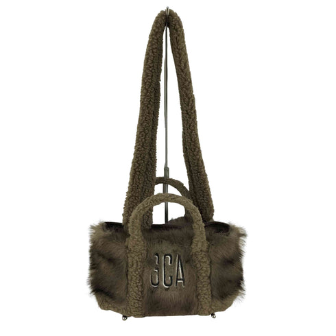 アパルトモン L’Appartement 別注 GCA EMB FAUX FUR PINT TOTE ファートート 2WAYバッグ レディース