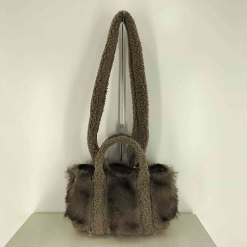 アパルトモン L’Appartement 別注 GCA EMB FAUX FUR PINT TOTE ファートート 2WAYバッグ レディース