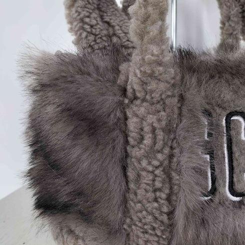 アパルトモン L’Appartement 別注 GCA EMB FAUX FUR PINT TOTE ファートート 2WAYバッグ レディース