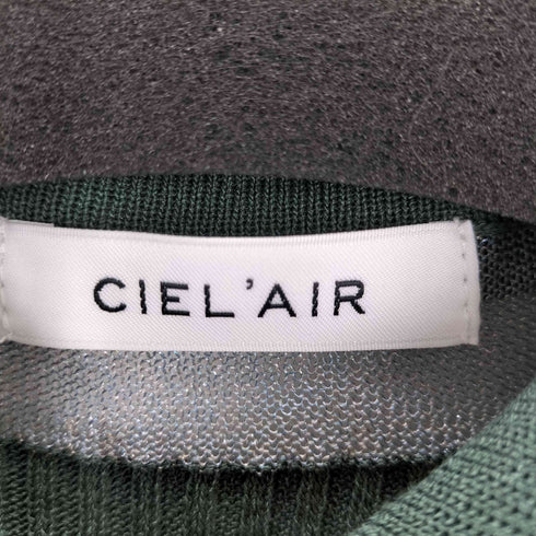 CIEL'AIR IRREGULAR SHEER KNIT POLO レディース FREE