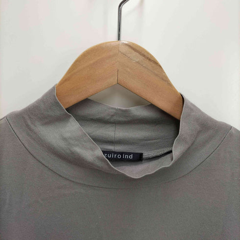 ミズイロインド mizuiro ind モックネック 長袖カットソー レディース ONE SIZE