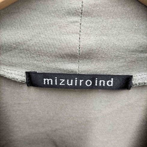 ミズイロインド mizuiro ind モックネック 長袖カットソー レディース ONE SIZE