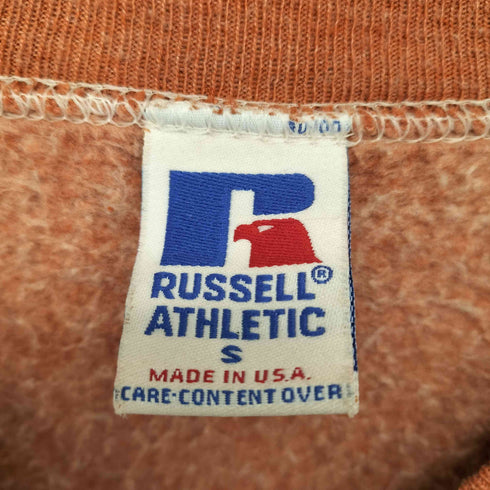 ラッセルアスレチック RUSSELL ATHLETIC 90s USA製 Vガゼット クルーネック 長袖スウェット メンズ import:S