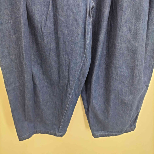 ミズイロインド mizuiro ind 25SS デニム タック ワイドパンツ レディース ONE SIZE