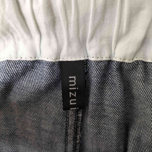 ミズイロインド mizuiro ind 25SS デニム タック ワイドパンツ レディース ONE SIZE
