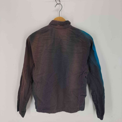 イッセイミヤケ ISSEY MIYAKE グラデーションデザイン L/S レギュラーカラーシャツ レディース JPN:2