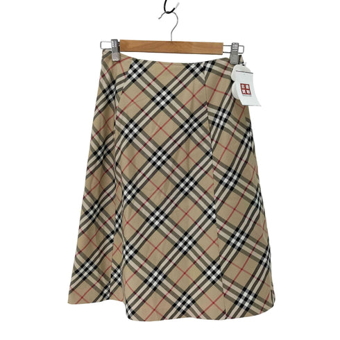 バーバリーブルーレーベル BURBERRY BLUE LABEL ノバチェック フレア スカート レディース EUR:38