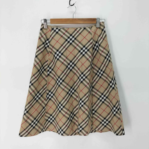 バーバリーブルーレーベル BURBERRY BLUE LABEL ノバチェック フレア スカート レディース EUR:38