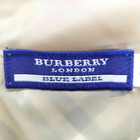 バーバリーブルーレーベル BURBERRY BLUE LABEL ノバチェック フレア スカート レディース EUR:38