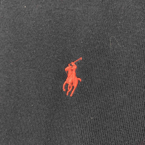 ポロバイラルフローレン Polo by RALPH LAUREN ポニー刺繍 Vネック コットン ニットベスト メンズ import:XL