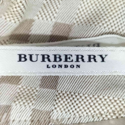 バーバリーロンドン BURBERRY LONDON ベルト付 チェック柄 フレア スカート レディース EUR:40-42