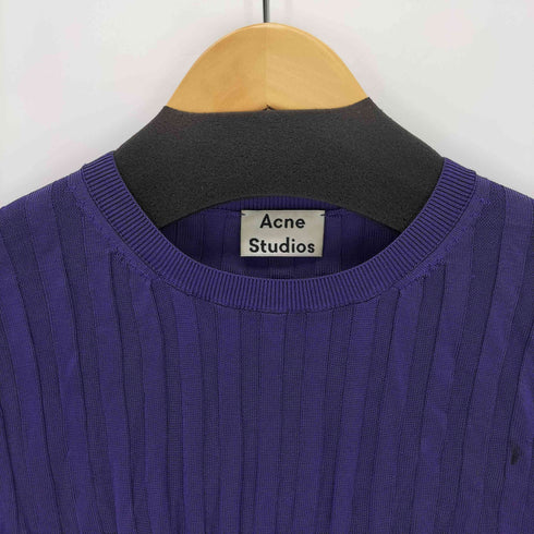アクネストゥディオズ ACNE STUDIOS レーヨン長袖リブニットカットソー レディース JPN:XS