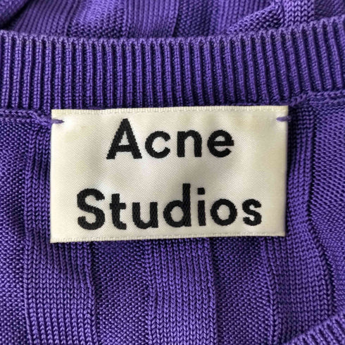 アクネストゥディオズ ACNE STUDIOS レーヨン長袖リブニットカットソー レディース JPN:XS