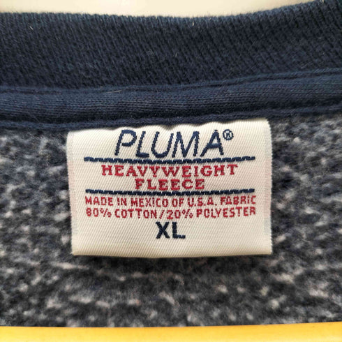 90S PLUMA メキシコ製 裏起毛 ブランク スウェット メンズ import:XL