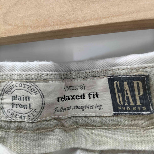 ギャップ Gap plain point relaxed fit コインポケット コットン ワイド チノ パンツ メンズ 36/32