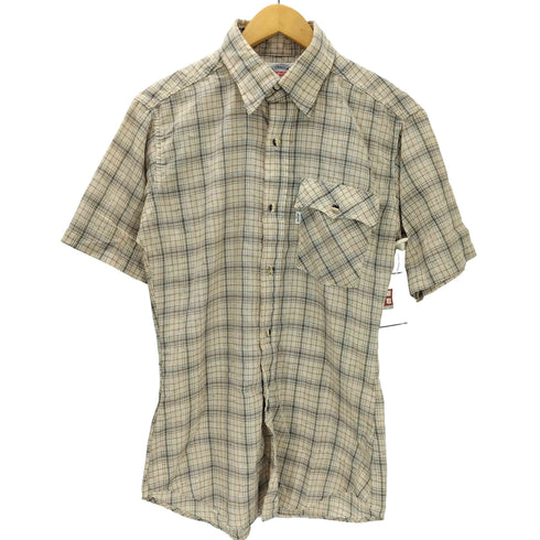 リーバイス Levis 白タブ ウエスタンヨーク ペイント S/S チェック シャツ メンズ import:M