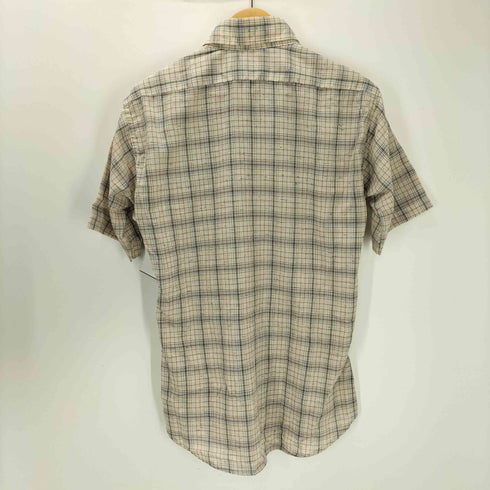 リーバイス Levis 白タブ ウエスタンヨーク ペイント S/S チェック シャツ メンズ import:M