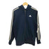 アディダス adidas パフォーマンスロゴプリント スリーストライプ ジップアップパーカー メンズ JPN:M