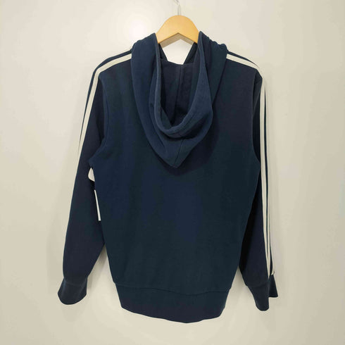 アディダス adidas パフォーマンスロゴプリント スリーストライプ ジップアップパーカー メンズ JPN:M