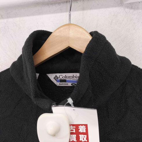 コロンビア Columbia 90s 三角タグ ドローコード フルジップ スタンドネック フリースジャケット レディース import:M