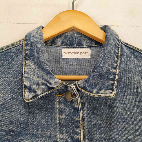 パンプキンポート pumpkin port 2nd バックデザインデニムジャケット レディース JPN:M