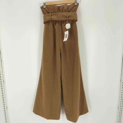 スナイデル snidel ベルティットワイドパンツ レディース 0