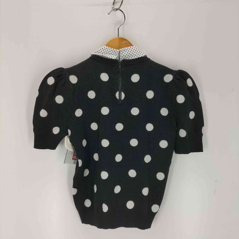 alice+olivia 水玉模様レーヨン半袖ニット レディース JPN:S