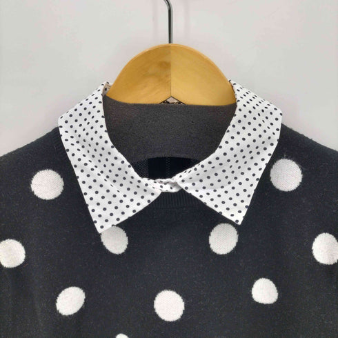 alice+olivia 水玉模様レーヨン半袖ニット レディース JPN:S