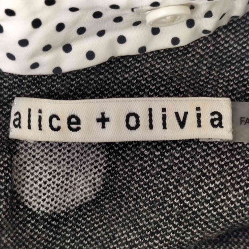 alice+olivia 水玉模様レーヨン半袖ニット レディース JPN:S