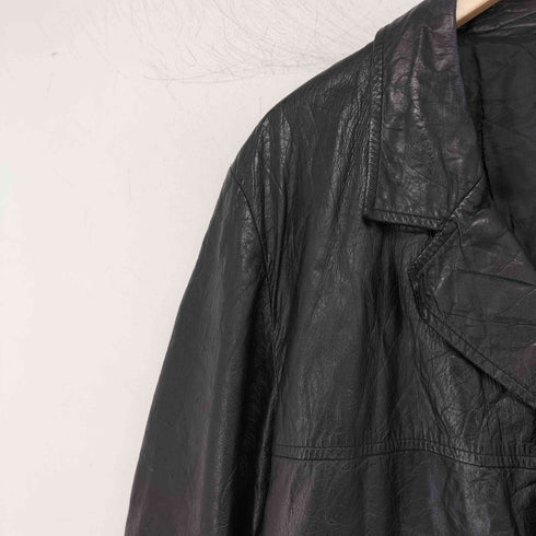 the olde Hide House レザー チェスターコート ショートコート ジャケット メンズ 38