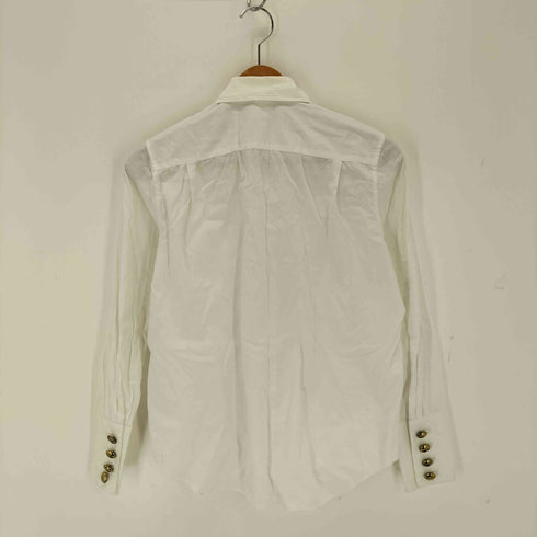 タオコムデギャルソン tao COMME des GARCONS AD2008 09SS 金ボタンS/S レギュラーカラーシャツ レディース JPN:XS