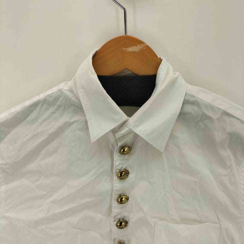 タオコムデギャルソン tao COMME des GARCONS AD2008 09SS 金ボタンS/S レギュラーカラーシャツ レディース JPN:XS