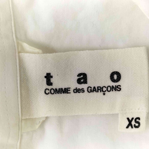 タオコムデギャルソン tao COMME des GARCONS AD2008 09SS 金ボタンS/S レギュラーカラーシャツ レディース JPN:XS