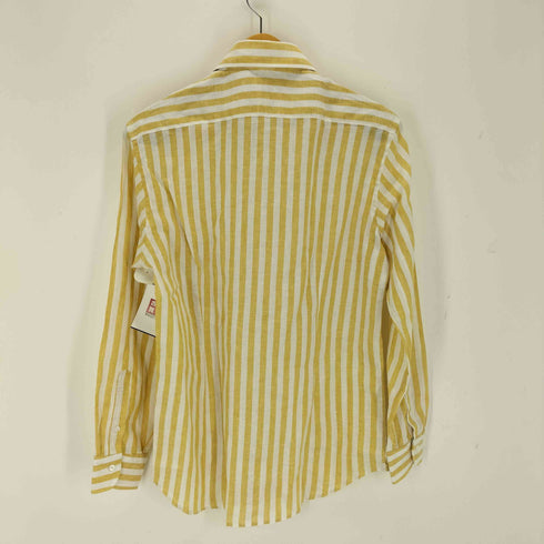 フェアファクス FAIRFAX リネンストライプシャツ メンズ import:L