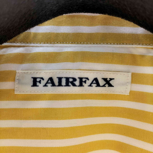 フェアファクス FAIRFAX コットンストライプシャツ メンズ import:L