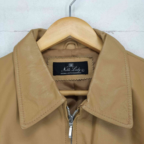 pig leather Noble Lady ピッグレザー スイングトップブルゾン レディース JPN:L