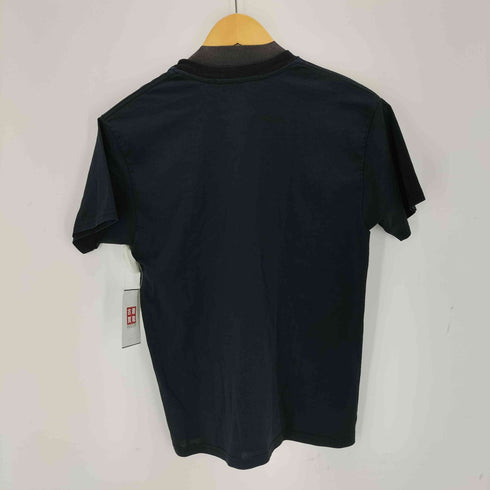 mint designs 異素材ドッキング刺繍デザインクルーネックtシャツ レディース JPN:2