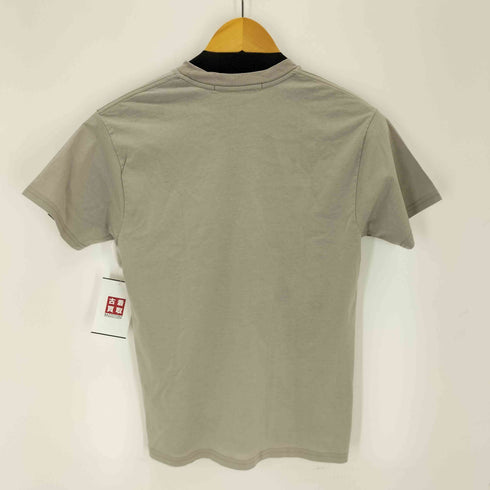 mint designs 異素材ドッキング刺繍デザインクルーネックtシャツ レディース JPN:2