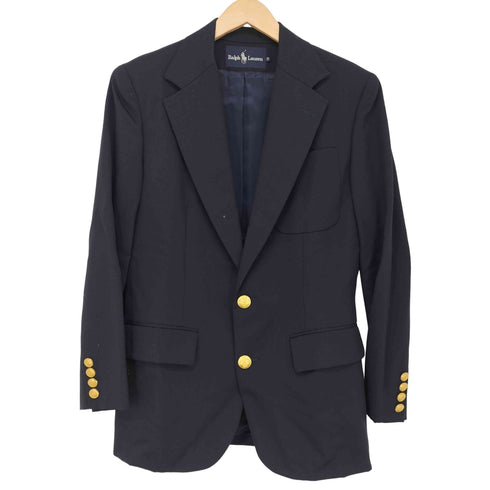 ラルフローレン RALPH LAUREN ウール 金ボタン シングル 2Bテーラードジャケット メンズ
