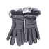 CORREALEGLOVES genuine leather cashmere カシミヤ裏地 ファー レザー手袋 レディース 6 1/2