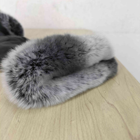 CORREALEGLOVES genuine leather cashmere カシミヤ裏地 ファー レザー手袋 レディース 6 1/2