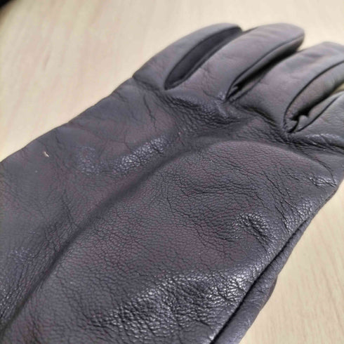 CORREALEGLOVES genuine leather cashmere カシミヤ裏地 ファー レザー手袋 レディース 6 1/2