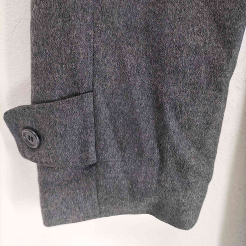 cashmere カシミヤ100% 比翼ステンカラーコート メンズ 98 AB6