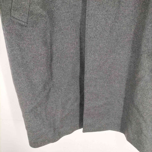 cashmere カシミヤ100% 比翼ステンカラーコート メンズ 98 AB6