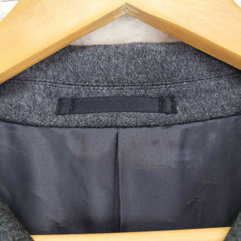 cashmere カシミヤ100% 比翼ステンカラーコート メンズ 98 AB6